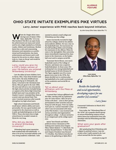 Ohio State Initiate Exemplifies Pike Virtues